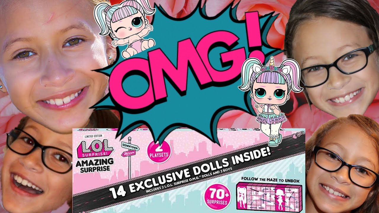 UNBOXED! LOL Surprise! Amazing Surprise Giant Box of OMG Family Big
