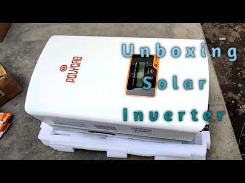 Unboxing 10KW POLYCAB ON Grid Solar Inverter || POLYCAB SOLAR Inverter