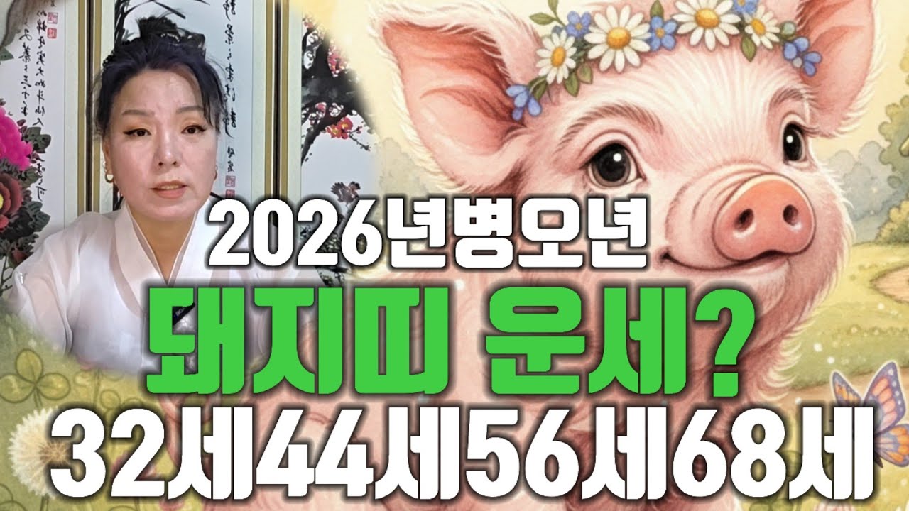#신점 #무당🌈2026년병오년 돼지띠운세? /32세44세56세68세☎️010 9686 3013