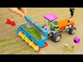 diy tractor mini Agricultural machine new technology | Automatic seeding machine | @SunFarming