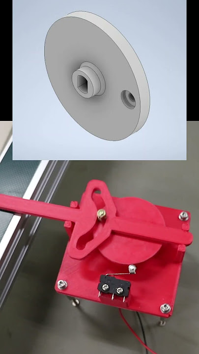 3D Printed Scotch Yoke Mechanism | PLC Controlled One-Stroke Motion  #3DPrinted  #PLC