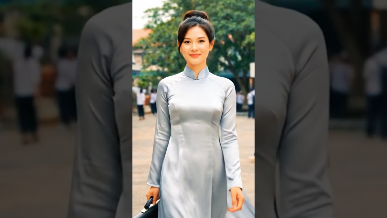 Bụi Phấn | Việt Nam &Aacute;o D&agrave;i Truyền Thống |  #youtubeshorts