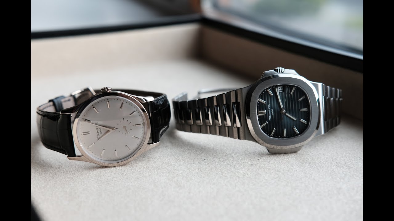 Two Watch Collection -Patek Nautilus and Calatrava - YouTube