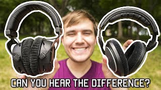 Open / Closed Back Headphones Audio Comparison