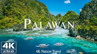 Palawan 4K  Beautiful Nature Scenery With Relaxing Music  4K Video Ultra HD