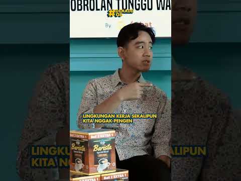 GIBRAN: JANGAN SAMPAI ANAK MUDA HIDUP DI LINGKUNGAN YANG TOXIC