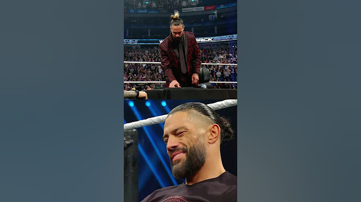 Don't think Roman Reigns took too kindly to what Seth Rollins had to say 😬