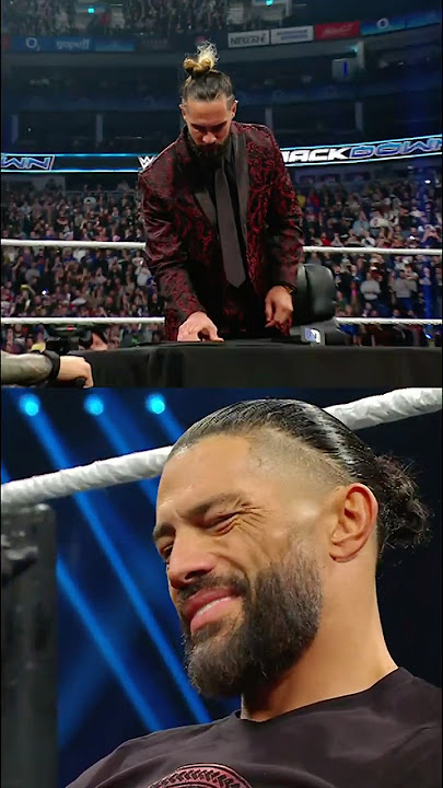 Don't think Roman Reigns took too kindly to what Seth Rollins had to say 😬