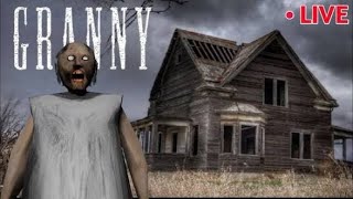 GRANNY CHAPTER 1 LIVE GAMEPLAY ☠️ HORROR GAME LIVE IN MOBILE #granny #livehorrorgame