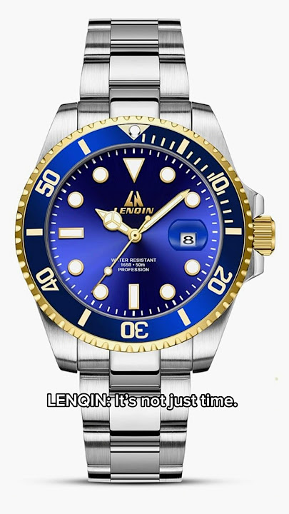 This Budget Watch Looks Like a Million Bucks 💸 | LENQIN Men’s Stainless Steel Review ⌚ #Shorts