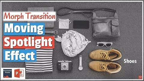 Moving Spotlight Effect: PowerPoint Morph Transition Trick