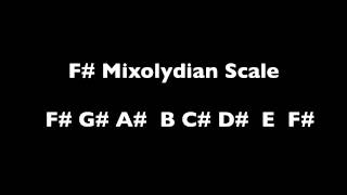 Fusion Jam Track - 30 Minute - Funky Mixolydian in F# - Backing Track - F#7