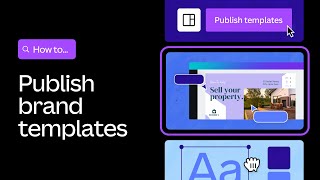 How to publish brand templates in Canva Teams