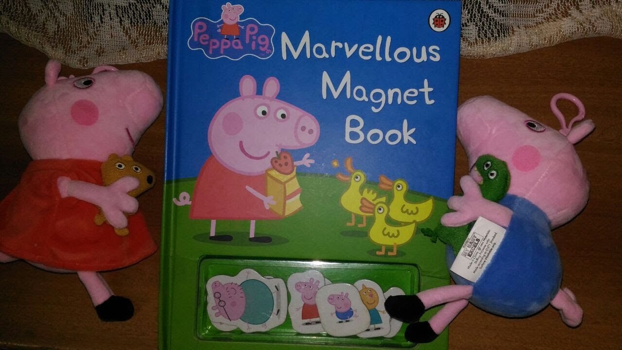 Peppa Pig's Marvellous Magnet Book - Read Aloud Peppa Pig Book for Children  and Toddlers 