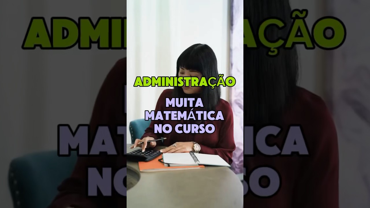 Administração: muita matemática na faculdade #administração # ...