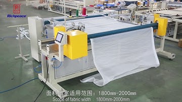 Richpeace Computerized Continuous Side Folding Sewing Machine