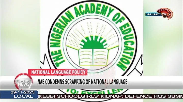 NAE CONDEMNS SCRAPPING OF NATIONAL LANGUAGE