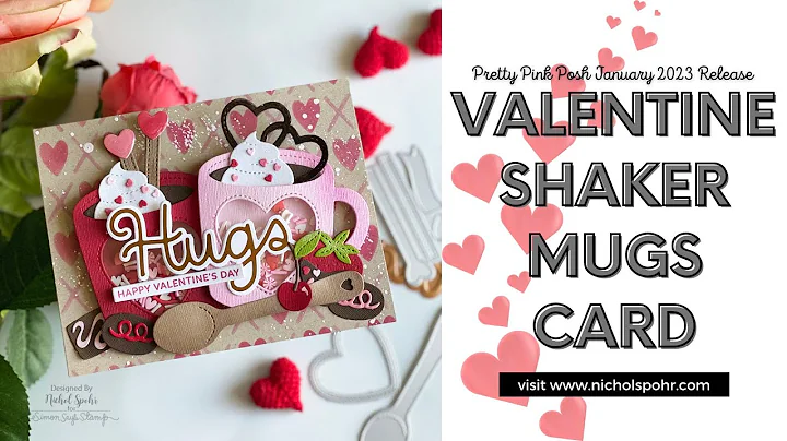 Valentine Shaker Mugs Card (Pretty Pink Posh Janua...