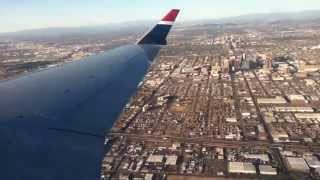 January 2012 US Airways Express CRJ 900 Takeoff Phoenix, AZ to El Paso, TX RWY 25R