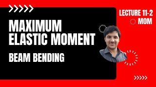 Maximum Elastic Moment | Beam Bending | Problem 1 | Mechanics of Materials | L11-2
