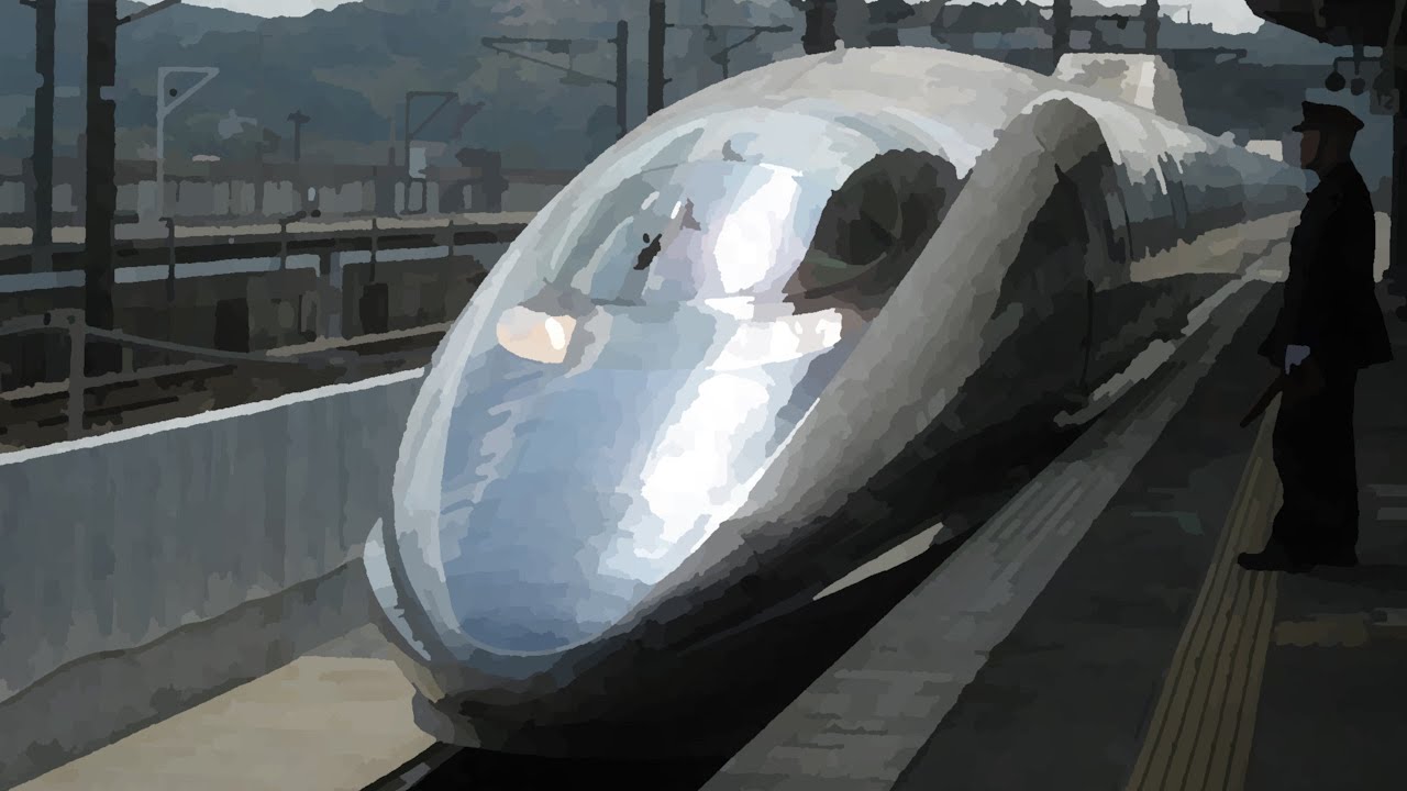 A Rocket? 🚀 A Starship? 🛸 No, 500系 Shinkansen!