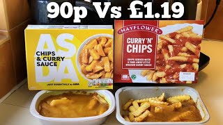 ASDA JUST ESSENTIALS Vs MAYFLOWER CURRY 'N' CHIPS Comparison