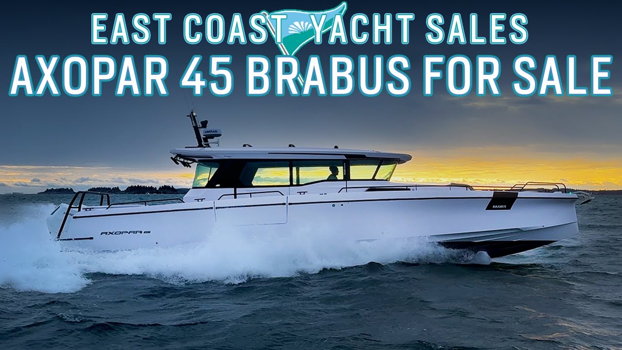 ⁣NEW Axopar 45 w/ BRABUS POWER For Sale [$998,428] - Walkthrough Tour