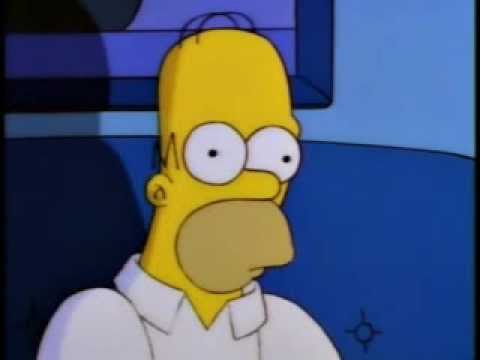 Homer Simpson Watches Twin Peaks