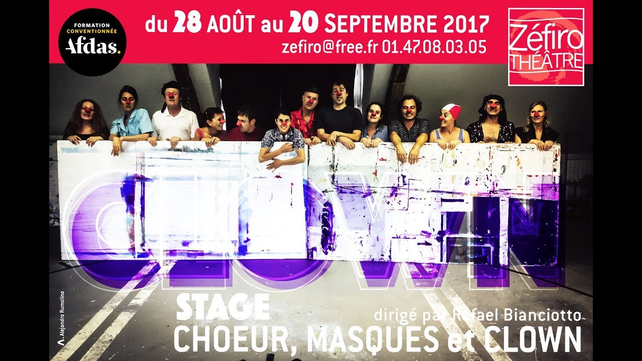 2017 Stage AFDAS "Choeur Masque Clown"