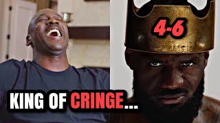 LeBron James IS THE KING OF CRINGE