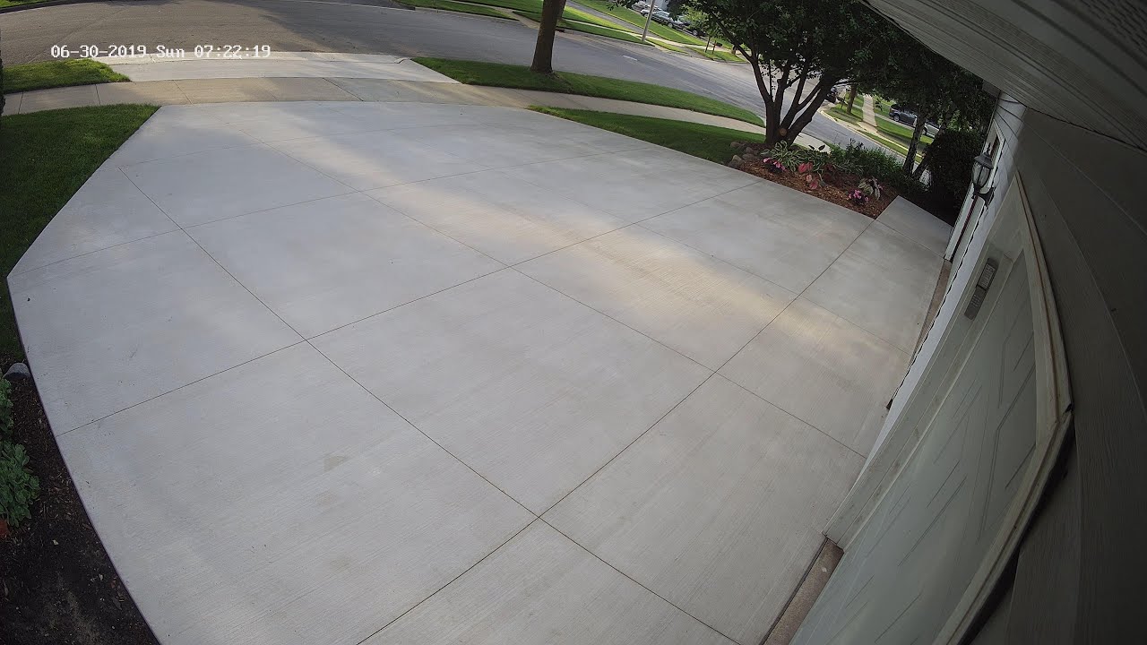 Concrete driveway & sidewalk time lapse Madison, WI YouTube