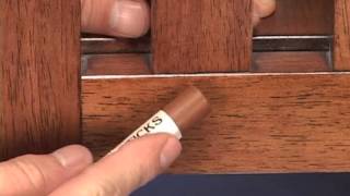 Fix Small Chips Or Gouges In Wood With Fill Sticks