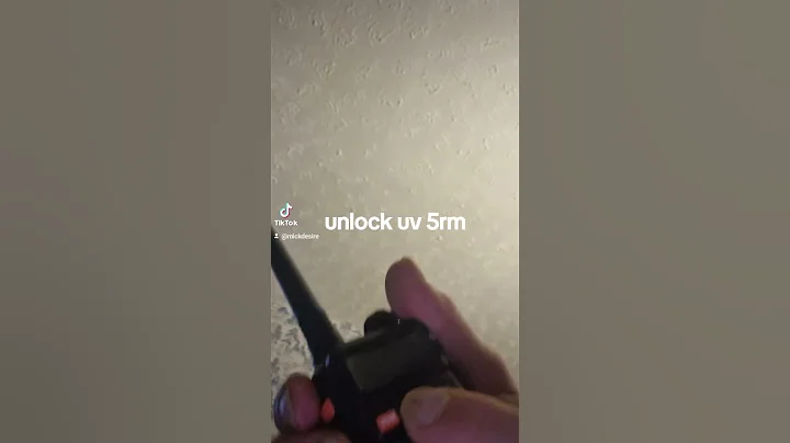 Baofeng uv 5rm unlock