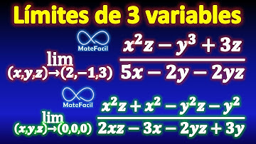 09. Límites de tres variables MEDIANTE SIMPLIFICACIÓN y sustitución