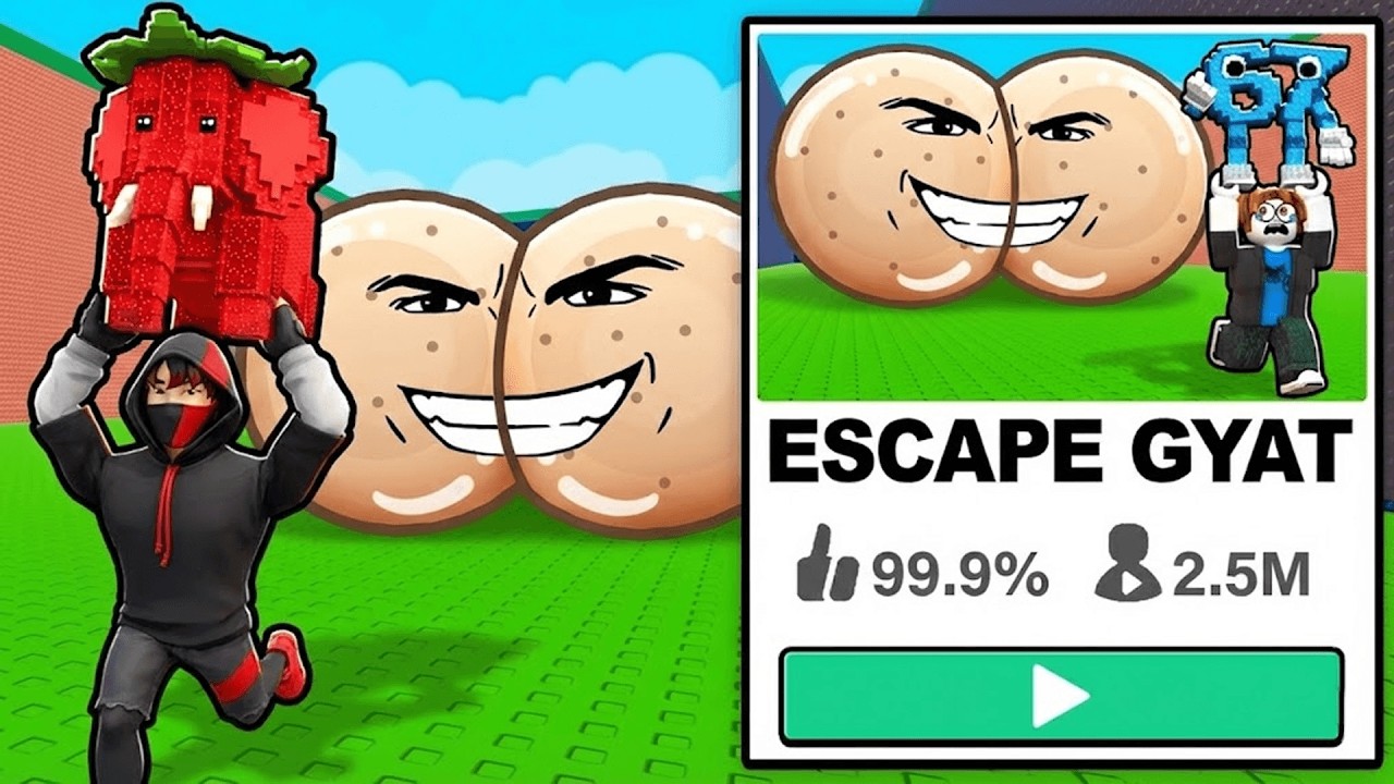 Ich habe FAKE Escape Tsunami für Brainrots spiele gespielt..