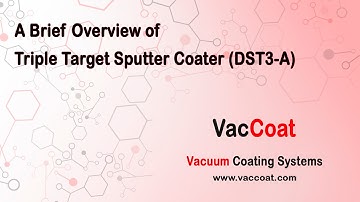 How Triple Target Sputter Coater DST3-A Works?