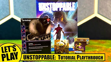 UNSTOPPABLE Board Game | Tutorial Playthrough with Julida vs the Harbinger