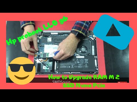 Hp probook 440 g6 How to Upgrade RAM M 2 SSD nvme Pcie Disassembly