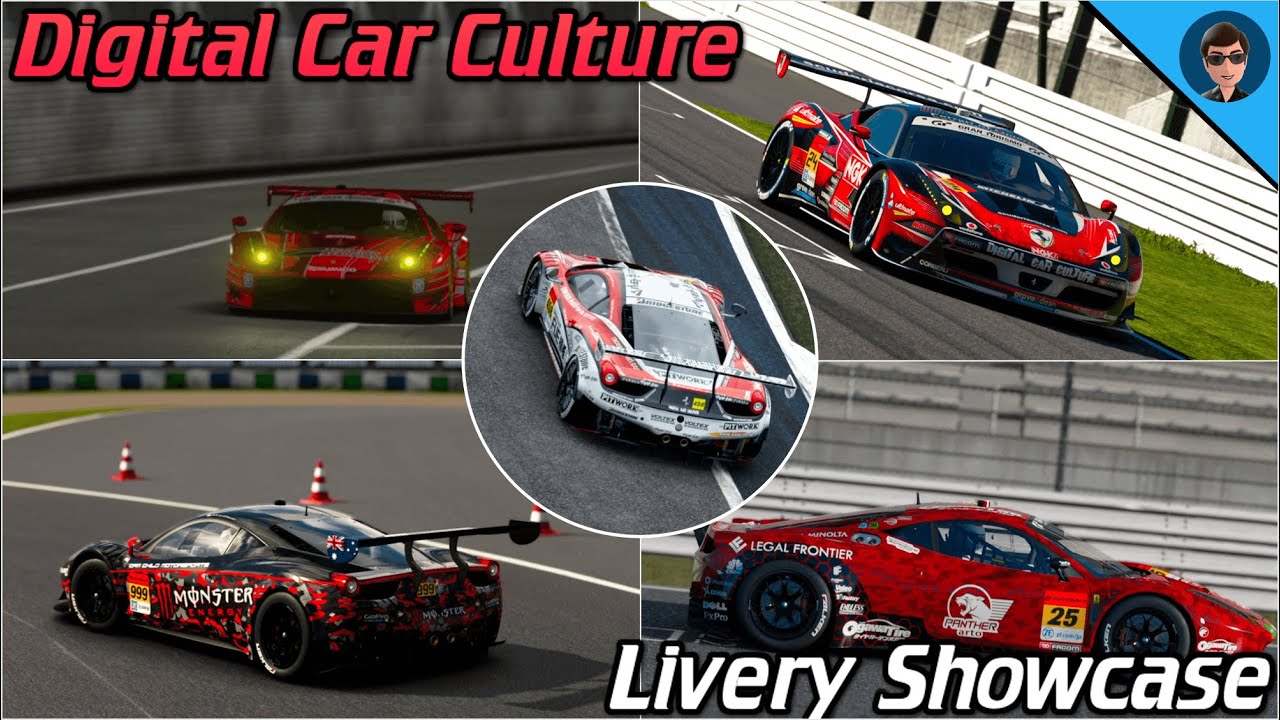 Ferrari 458 Super GT Livery Showcase - Digital Car Culture Issue 3 | GT Sport Cinematic Montage