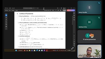 S1 Ex 1 | Analysis 1 | Limits | Continuity | Exercises | Mathematics | Dr. Sami Atailia