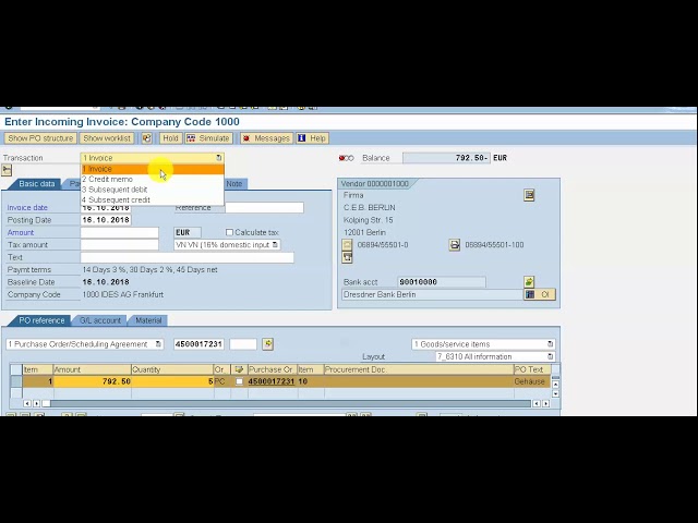 invoice and inventory management software sap