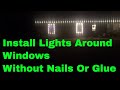 How To Put Christmas Lights Around Windows Without Nails Or Glue