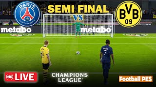 🔥🔴LIVE PENALTY | PSG vs Borussia Dortmund UEFA Champions League | Match Today | Game play PES 21