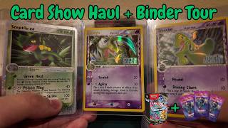 Card Show Haul + Sceptile Binder Tour!