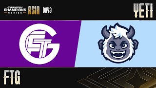 FTG vs YETI l 2024 OWCS ASIA DAY3