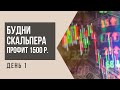 Будни скальпера. День 1. Скальпинг на Московской бирже. Профит 1500 р.