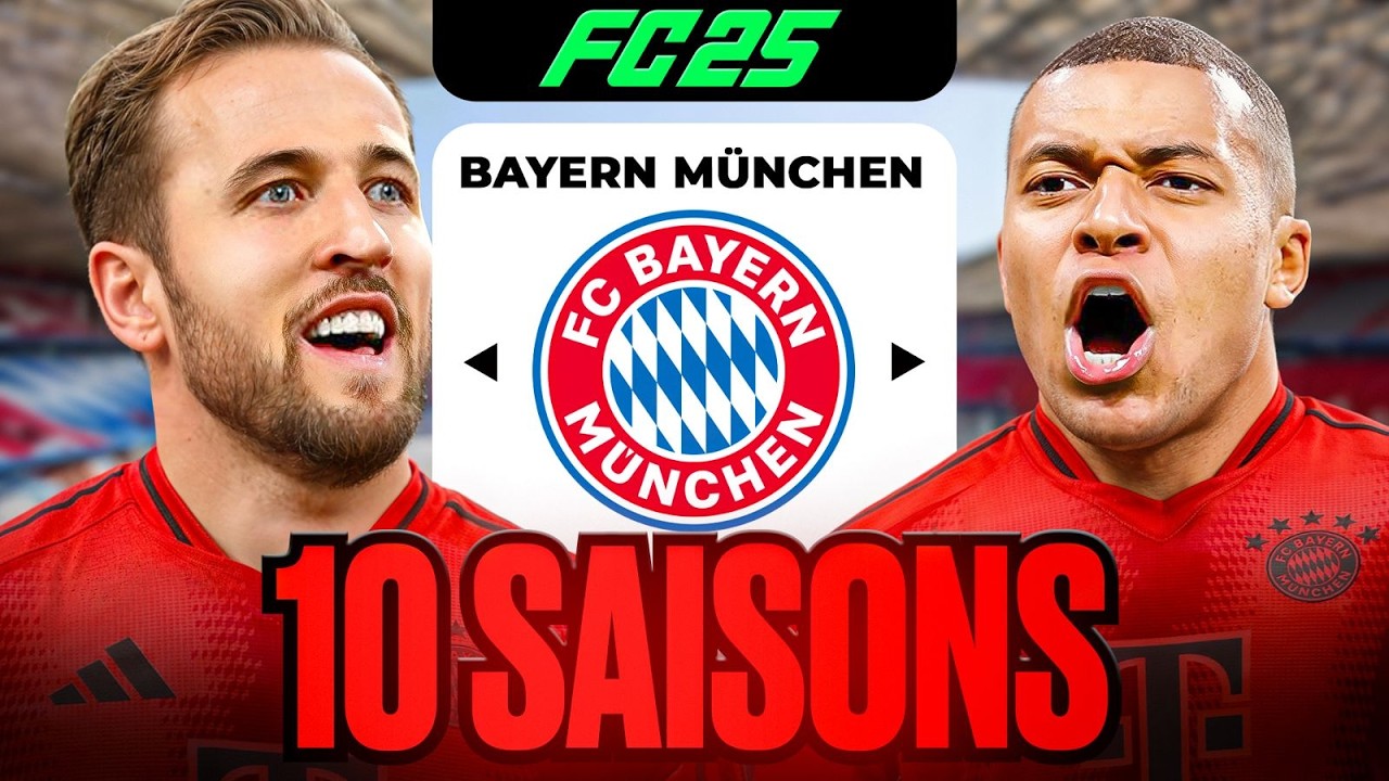 Ich habe den FC BAYERN MÜNCHEN für 10 Saisons übernommen! 🏆🚀