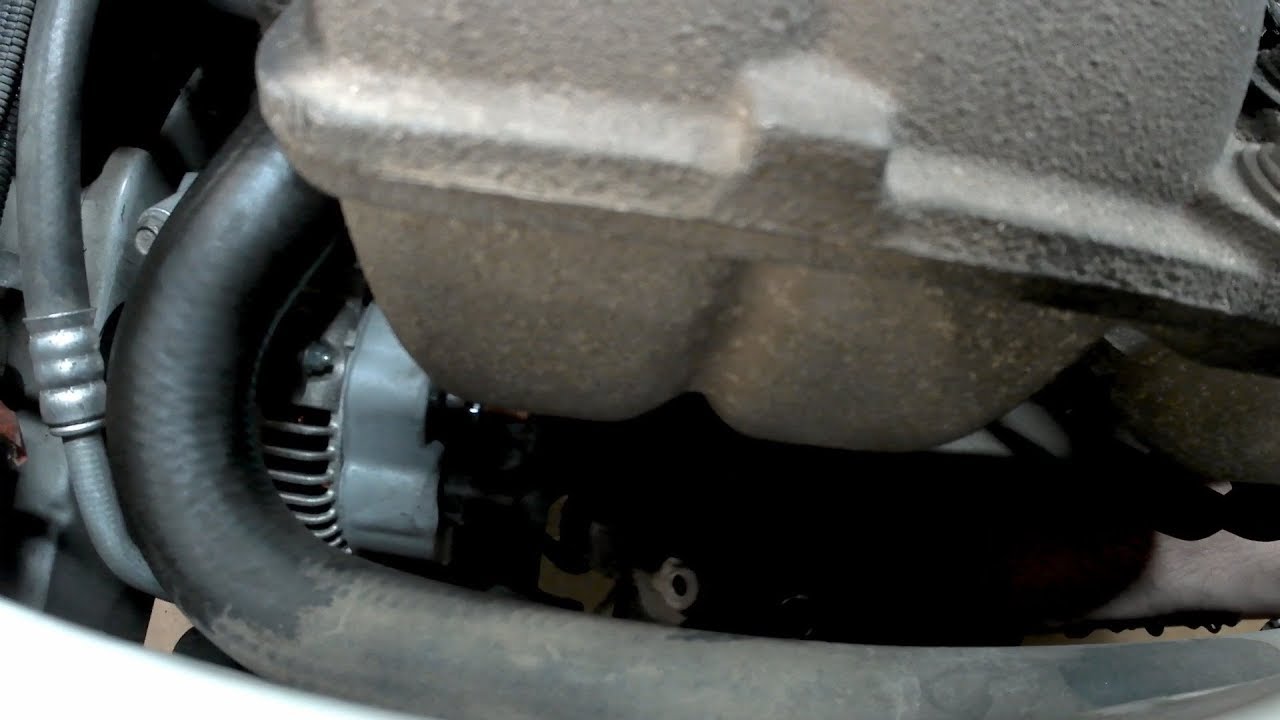 Replacing A 2005 Dodge Caravan Alternator - YouTube