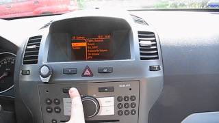 Opel Zafira B service (hidden) menu