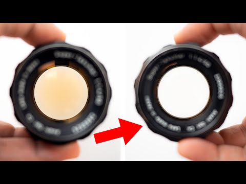 How to Remove Yellow Tint from vintage Lens (FAST &amp; EASY)